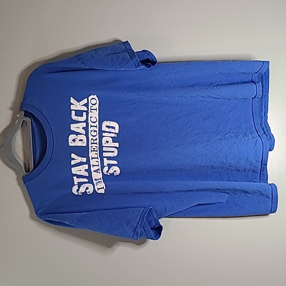 Men's XL Blue Graphic Tee